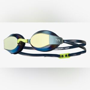 TYR Adults Black Ops 140 EV Mirrored Racing Goggles